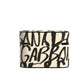 Black White Leather Scribble Embossed Logo Airpods Case