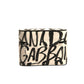 Black White Leather Scribble Embossed Logo Airpods Case