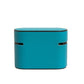 Green Leather Metal Logo Plaque Holder Airpods Case