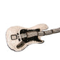 Gold Brass Beaded Guitar Pin Brooch