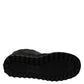 Black Polyester Padded Mid Calf Boots Winter Shoes