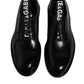 Black Patent Leather Derby Lace Up Formal Dress Shoes