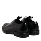 Black Patent Leather Derby Lace Up Formal Dress Shoes