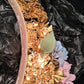 Gold Crystal Purple Hortensia Headband Crown Diadem