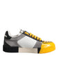 Multicolor Leather DNA Low Top Sneakers Shoes