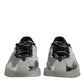 Silver Black Nylon NS1 Low Top Sneakers Shoes