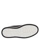 Black Leather Low Top Men Sneakers Shoes