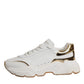 White Gold DAYMASTER Leather Sneakers Shoes