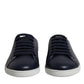 Blue Low Top Men Saint Tropez Sneakers Shoes