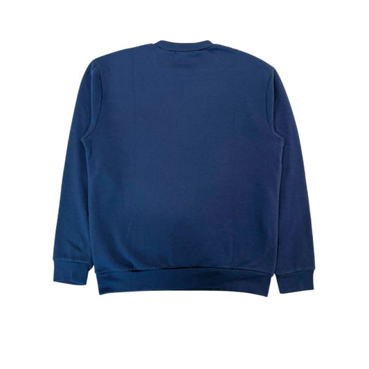 Blue Polyester Men's Hoodie