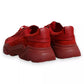 Red Leather Daymaster Low Top Sneakers Shoes