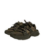 Military Green Space Low Top Sneakers Shoes