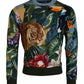 Jungle Wool Silk Pullover Logo Sweater