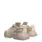 White Daymaster Leather Low Top Sneakers Shoes