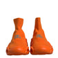 Orange Slip On Wave Socks Men Sneakers Shoes