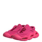 Pink Wave Low Top Lace Up Men Sneakers Shoes