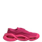 Pink Wave Low Top Lace Up Men Sneakers Shoes