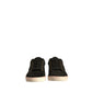 Black Logo Suede Leather Men Sneakers Shoes