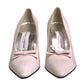 White Leather High Heels Women Pumps Shoes