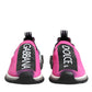 Fuchsia White Slip On Sorrento Sneakers Shoes