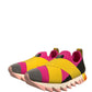 Multicolor Neoprene Elastic Ibiza Sneakers Shoes