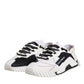 White Black NS1 Low Top Sneakers Shoes