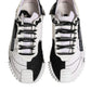 White Black NS1 Low Top Sneakers Shoes