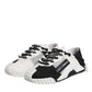 White Black NS1 Low Top Sneakers Shoes