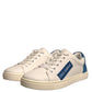 White Suede Leather Low Top Sneakers Shoes