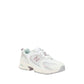 White Leather Tier 3 Sneakers