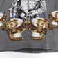 Enchanted Sicily Silk Blouse with Knight Print