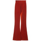 Red Cotton Athletic Pants