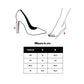 Elegant Silver Leather Platforms
