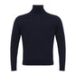 Blue Cashmere Turtleneck