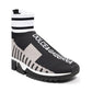 Black Fabric Sneaker