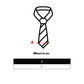 Silver Silk Tie