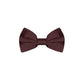 Burgundy Silk Bowtie