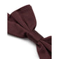 Burgundy Silk Bowtie