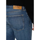 Blue Cotton Skinny Jean