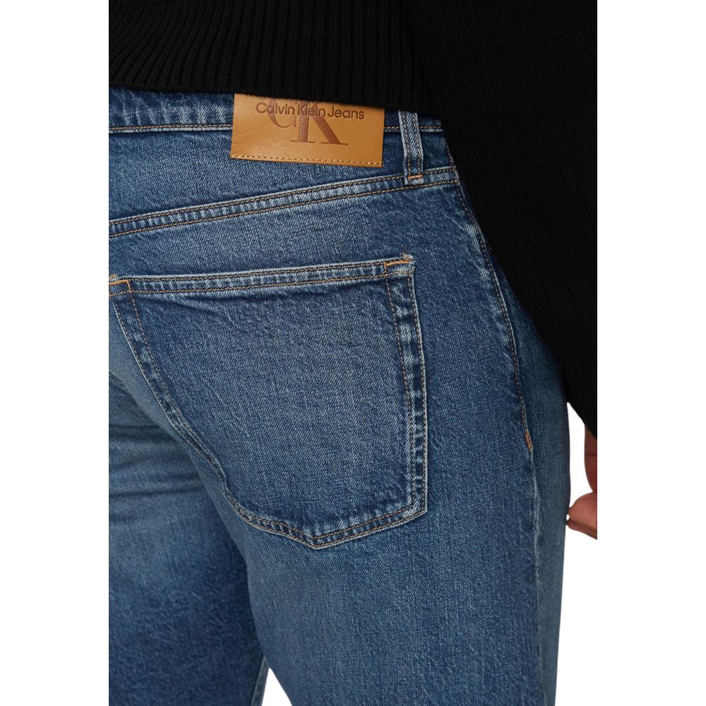 Blue Cotton Skinny Jean