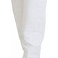 White Cotton Women Sweatpants Trouser Pants