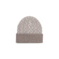 Beige Alpaca Leather Caps Baseball Hat