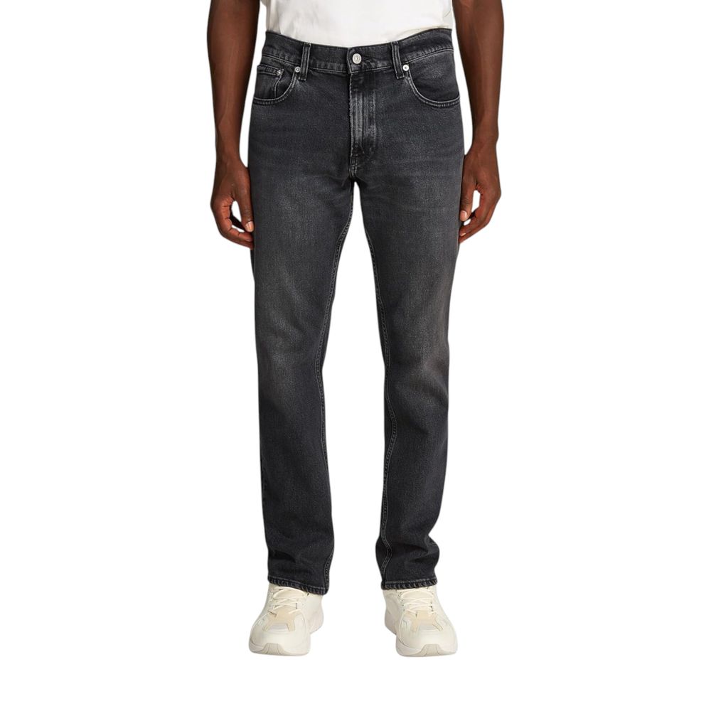 Black Cotton Skinny Jean
