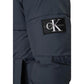 Blue Polyamide Jackets & Coat