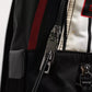 Black White Vulcano Royal King Print Men Backpack Bag
