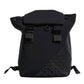 Black Neoprene Nylon DG Logo School Backpack Bag
