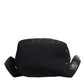 Black Neoprene Nylon DG Logo School Backpack Bag