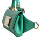 Emerald Green CalfskinLeather DG Logo Shoulder Bag