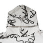 White Logo Cotton Hooded Sweatshirt Sweater