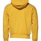 Yellow Logo Full Zip Hooded Sweatshirt Sweater